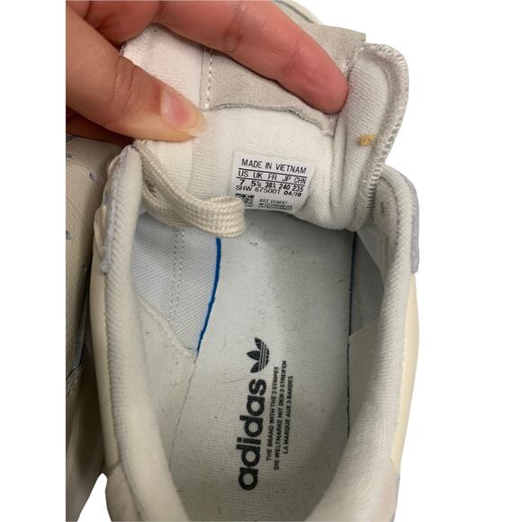 Adidas supercourt‎ leather raw white sneaker size 7 - Picture 6 of 8